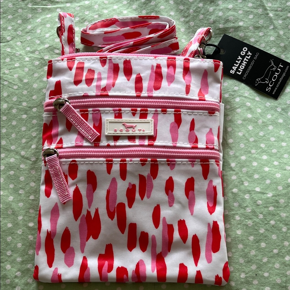 Scout Crossbody Bag in Pink and Red